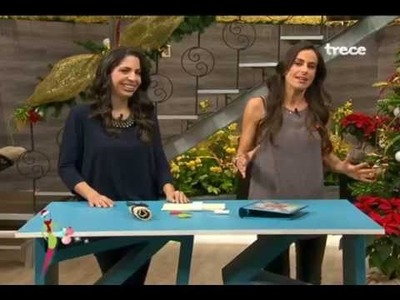 OrganizARTE en Ellas Arriba de TV Azteca - Cómo hacer un estuche para las brochas de tu maquillaje