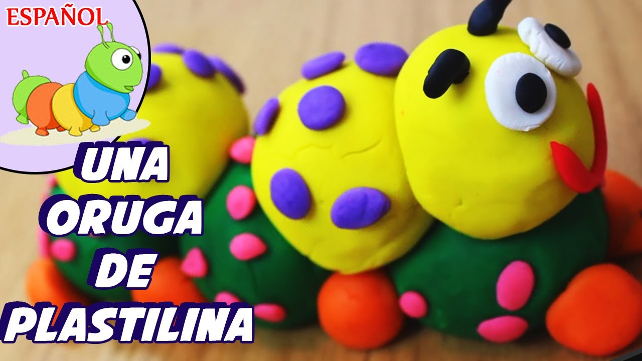 Play doh caterpillar | Cómo Hacer Una Oruga de Plastilina | Play Doh - Spanish