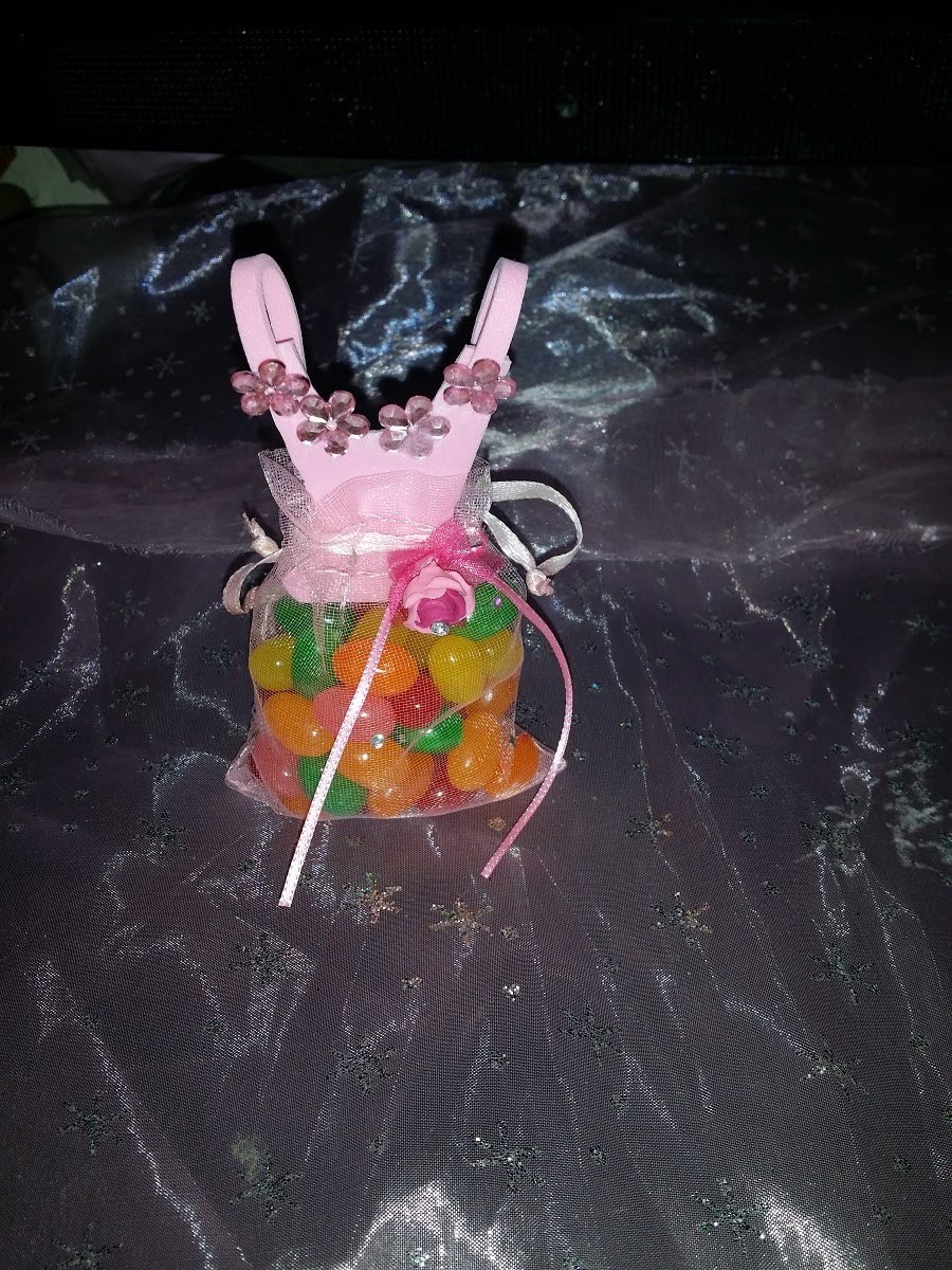 Recuerdo quinceaños vestidito dulcero