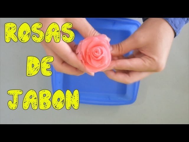 Rosas de jabón de glicerina - Ole Arte Manualidades