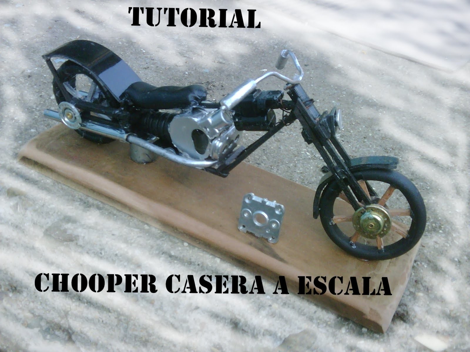 Tutorial: como hacer una moto chooper a ESCALA