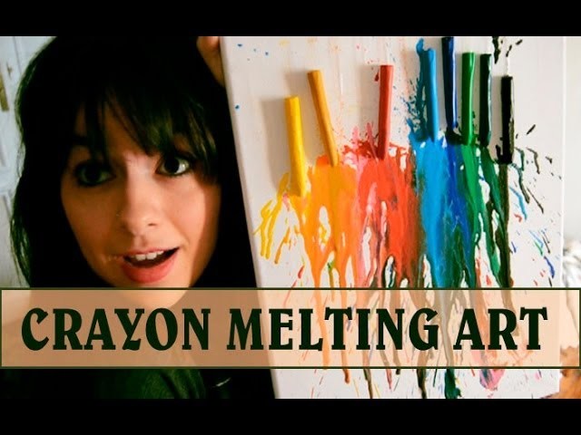 VIVE FUERTE 4: Crayon melting art + Saludo LuzuVlogs | FIZPIRETA