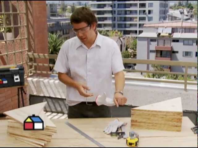 ¿Cómo construir muebles con triangulos ensamblados?