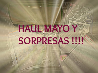 Haul Mes de Mayo articulos de scrapbook y más - Yyyyy otras sorpresitas !!!!