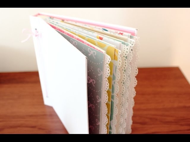 Mini álbum de sobres con cubierta de cartón (I): Estructura