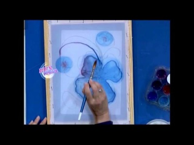 Pintura para Tela sobre gasa - Silvia Botta en Bievenidas Tv