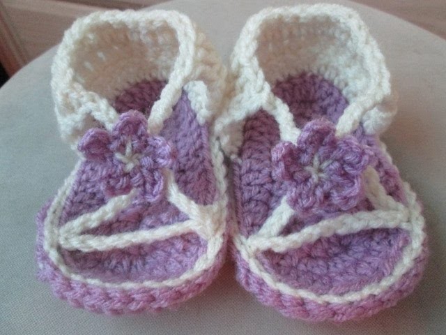 Sandalias Tejidas en Gancho para Niñas | Crochet
