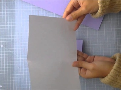Scrapbooking en Español Episodio 16 Medidas de papeles para elaborar tarjetas