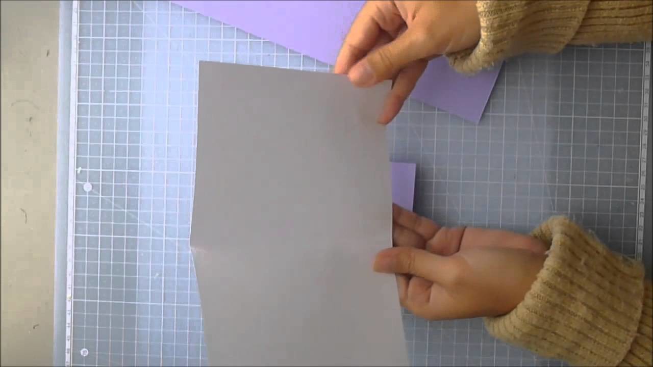 Scrapbooking en Español Episodio 16 Medidas de papeles para elaborar tarjetas