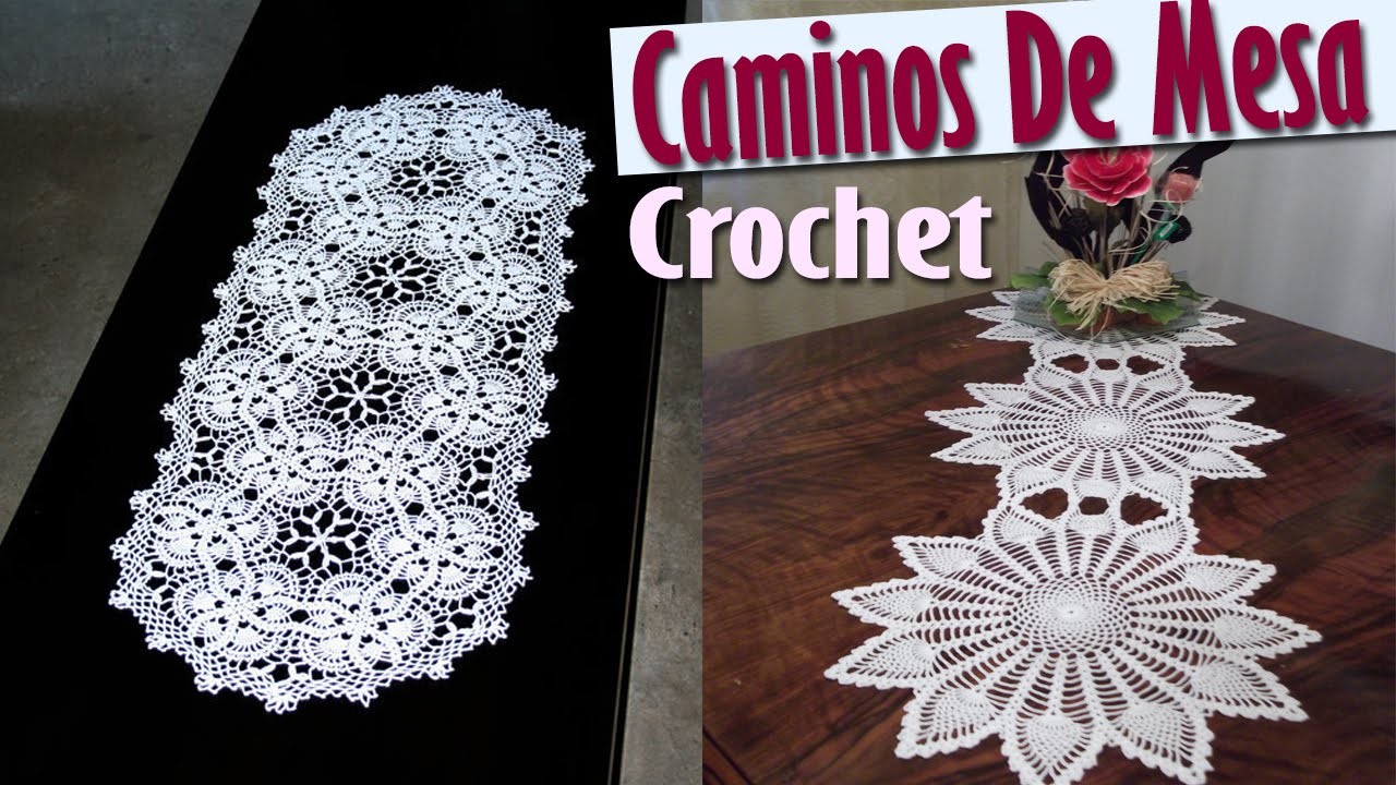 Caminos Para Mesa - Tejidos a Crochet ( Diseños e IDEAS )