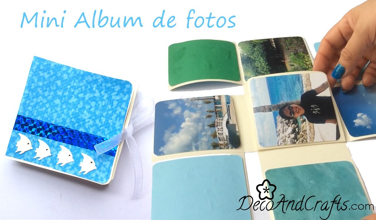 Carta. Mini álbum de fotos -  Scrapbook - DecoAndCrafts