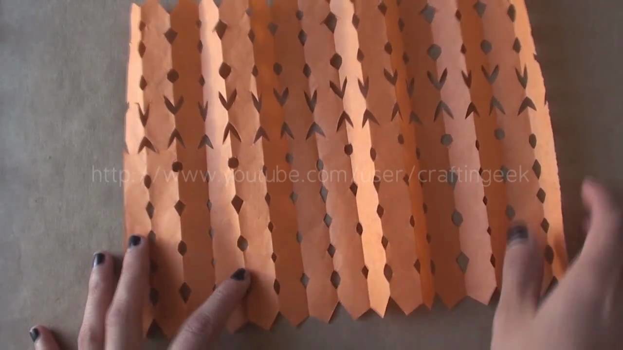 Como hacer papel picado. 4 estilos