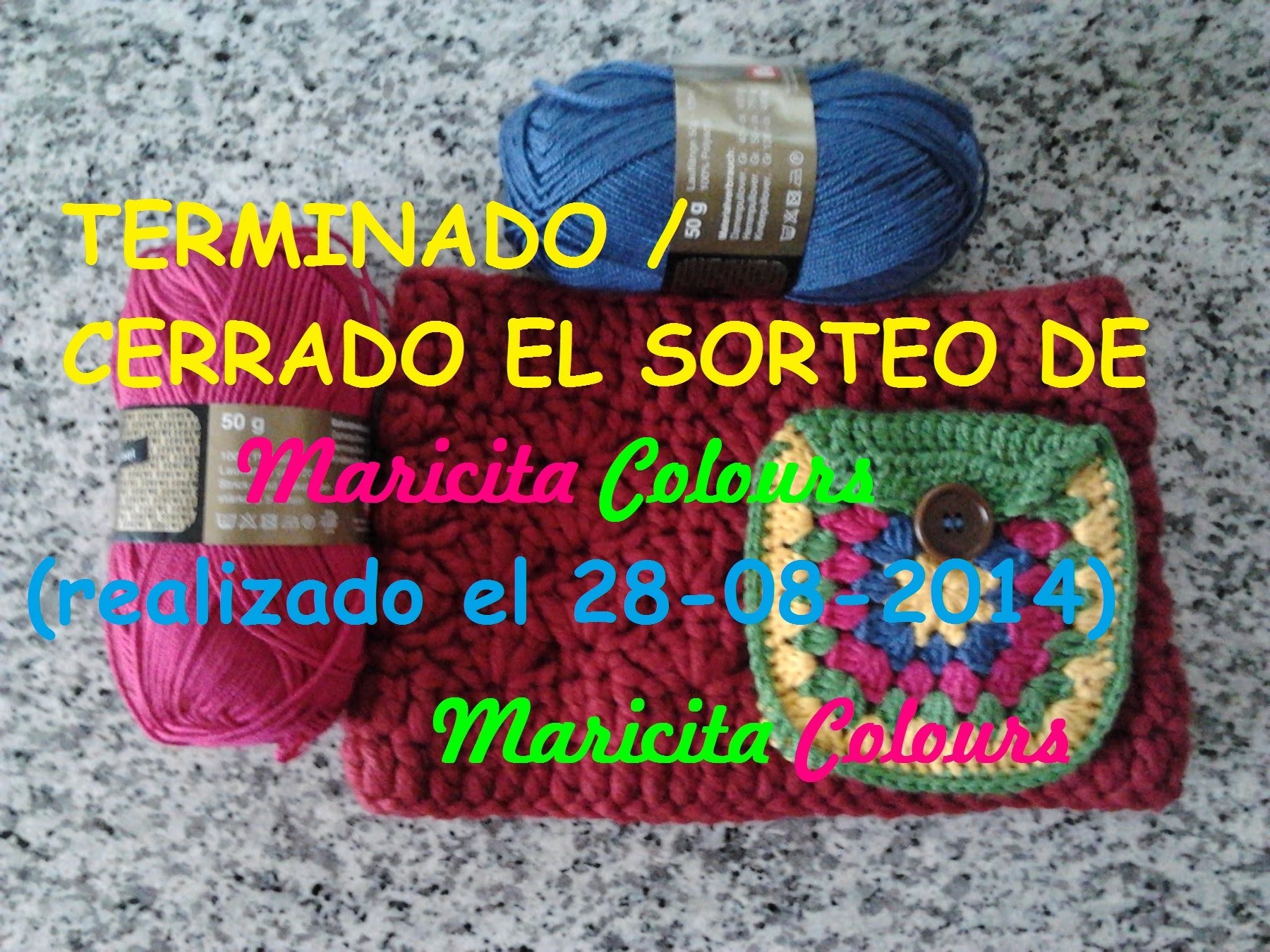 Crochet por Maricita Colours Sorteo para mis Suscriptores! TERMINADO