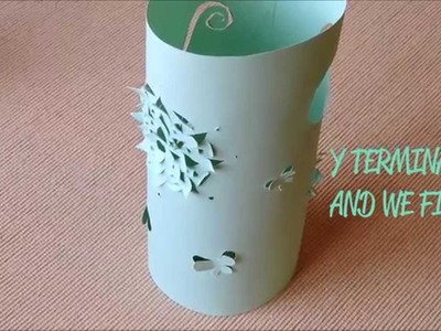 Facilísima lámpara de papel - Super easy paper light