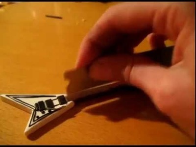 Guitarfimo - White Jackson guitar Tutorial Polymer Clay
