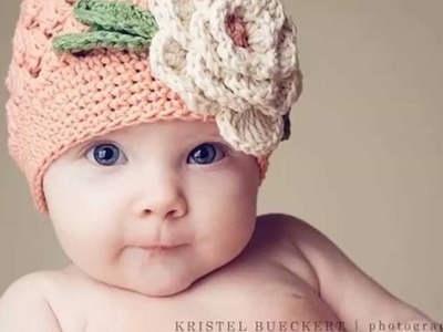 Modelos de gorros tejidos a crochet para bebes y niños