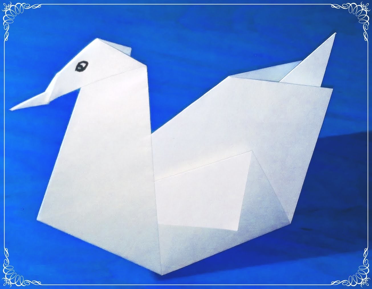 Origami- como hacer un cisne de papel- manualidades fáciles  - papiroflexia