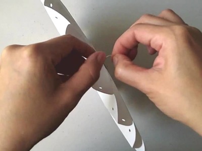 Paper flower rosette - Flor de Papel tutorial