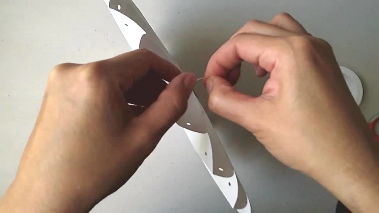 Paper flower rosette - Flor de Papel tutorial