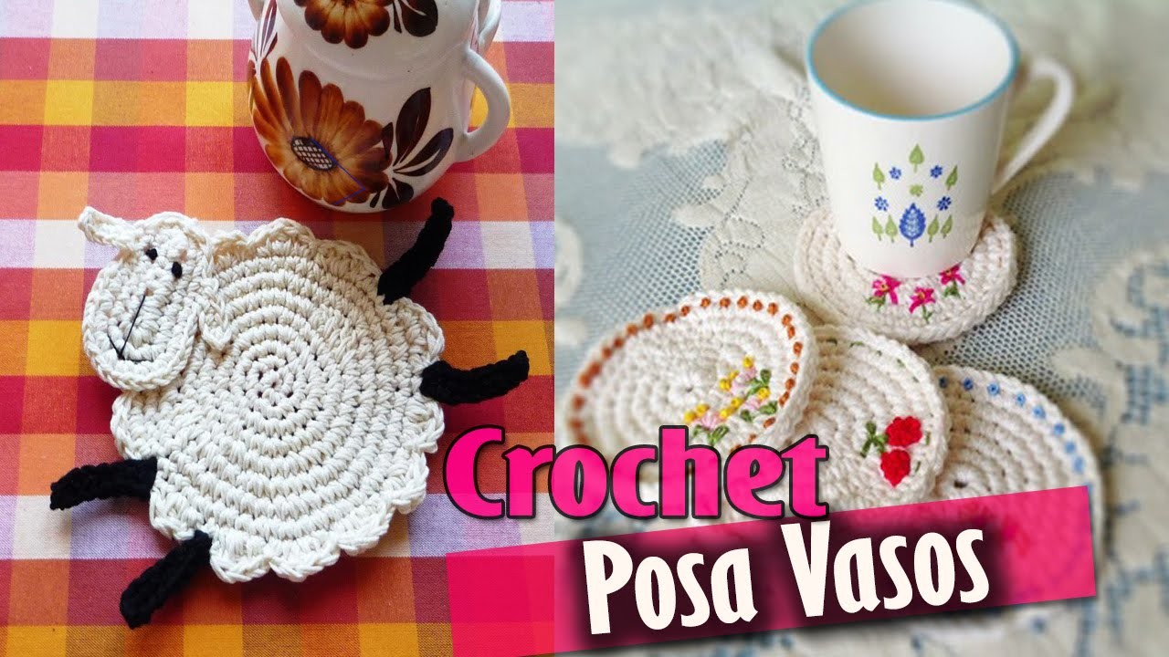 PosaVasos - Tejidos a Crochet ( Diseños )