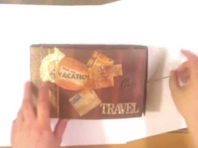Scrapbook ideas: Travel minialbum. Album de viajes