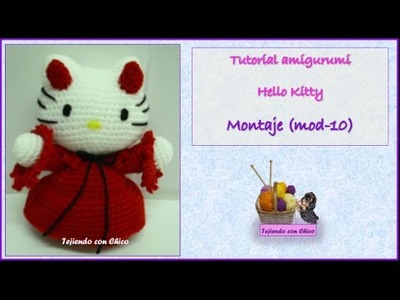 Tutorial amigurumi Hello Kitty - Montaje (mod-10)