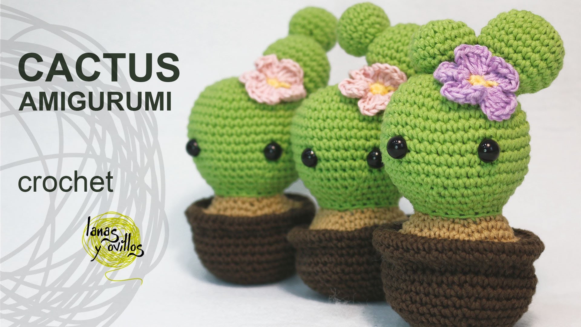 Tutorial Cactus Amigurumi (English Subtitles)