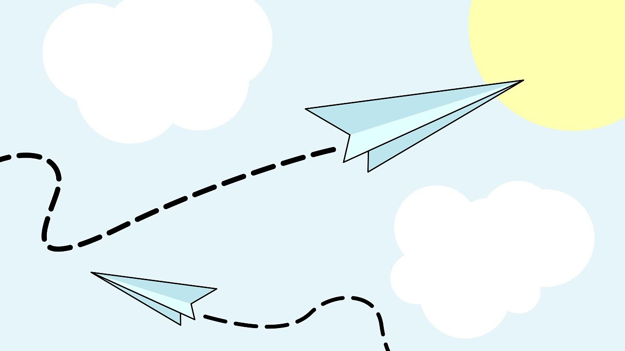 Tutorial. Como hacer aviones de papel (facil) , how to make paper planes (easy)