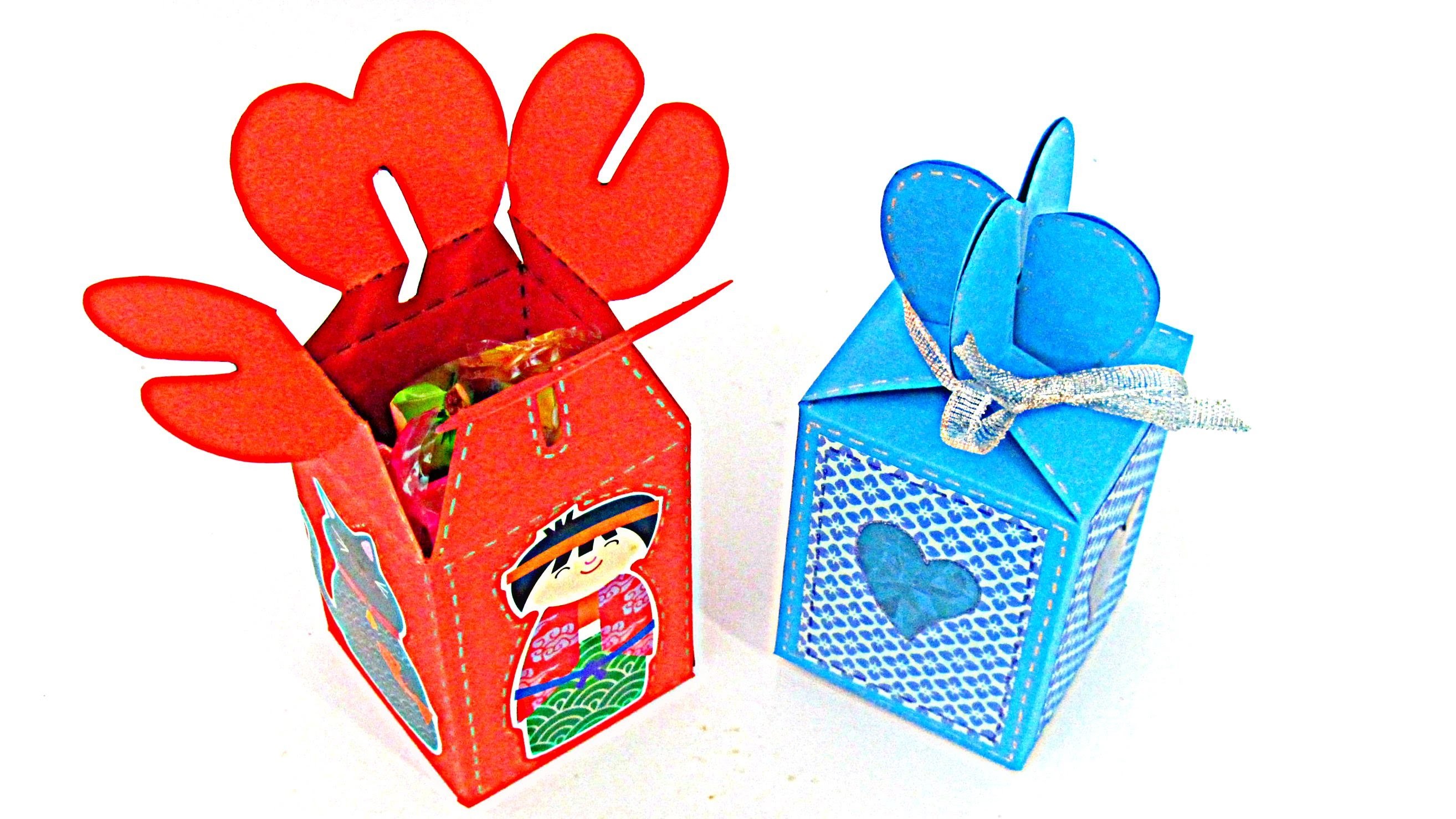 Cómo hacer cajas de regalo. How to make gift boxes.