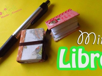 Como hacer un Mini Libro reciclado para el día del maestro - floritere - 2013