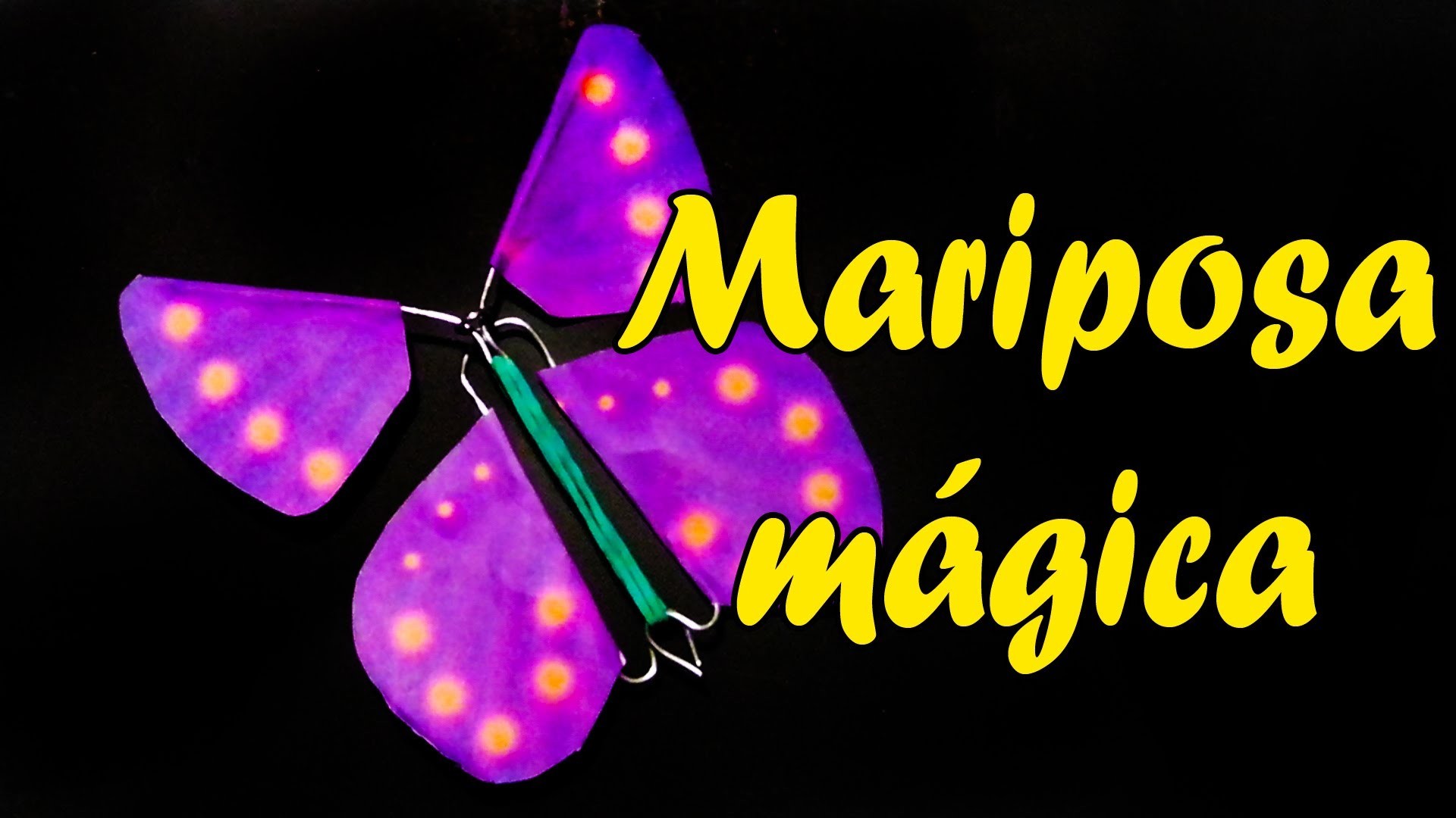 Como hacer una mariposa mágica