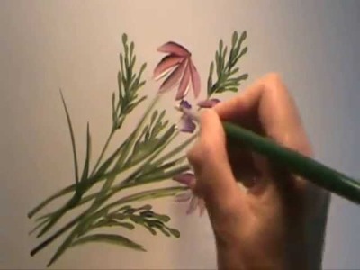 Disfruta pintando flores con Gloria Moran