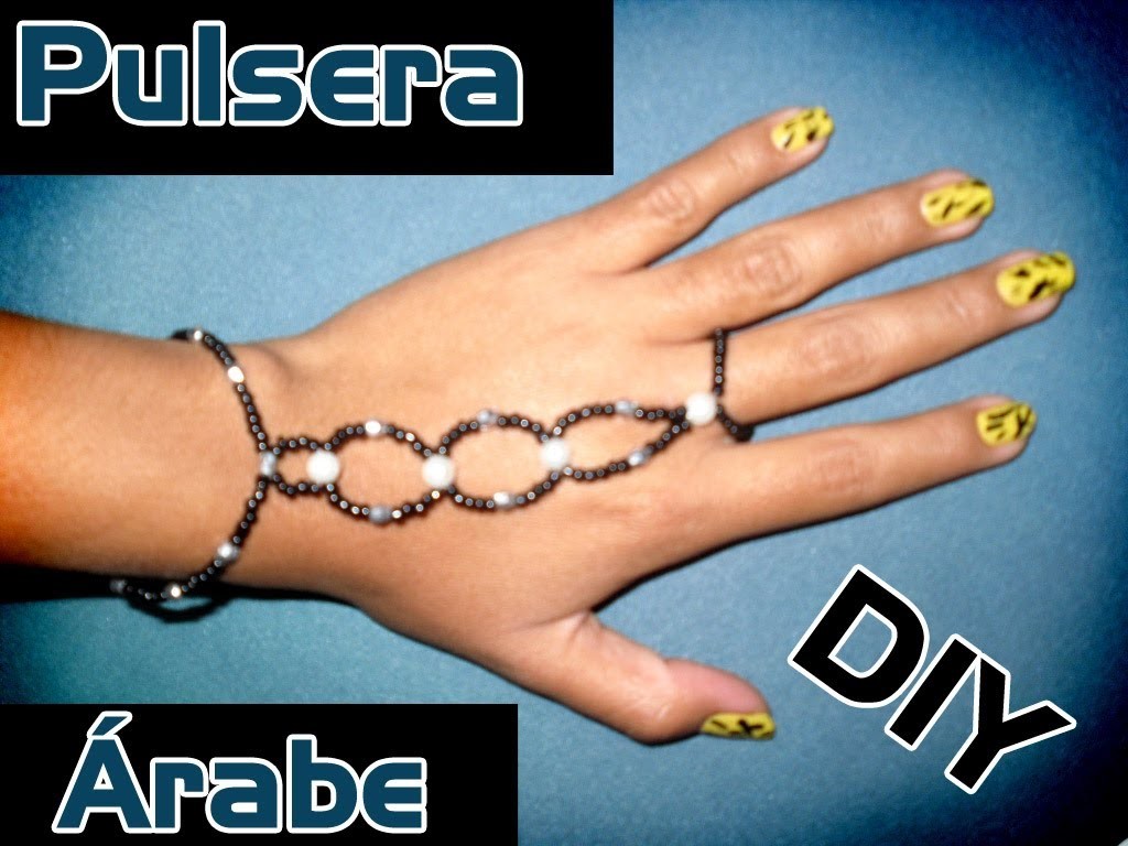 ♥ DIY ♥.  Hagamos una pulsera estilo árabe!! ♥