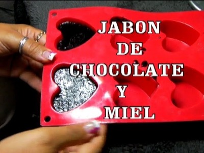 DIY  JABON DE CHOCOLATE Y MIEL CON GLICERINA NATURAL