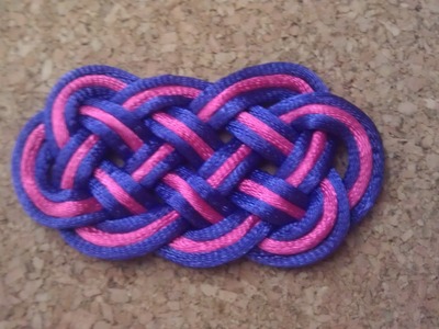 Nudo chino o pallete de ocho puntas. eight-pointed knot