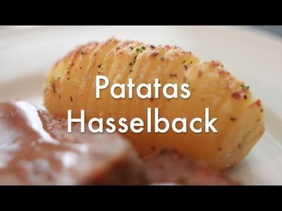 Patatas Hasselback ( al Horno ) - Recetas de cocina fáciles y económicas