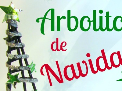 Reciclaje: Arbolito decorativo navideño. Decorative Christmas tree