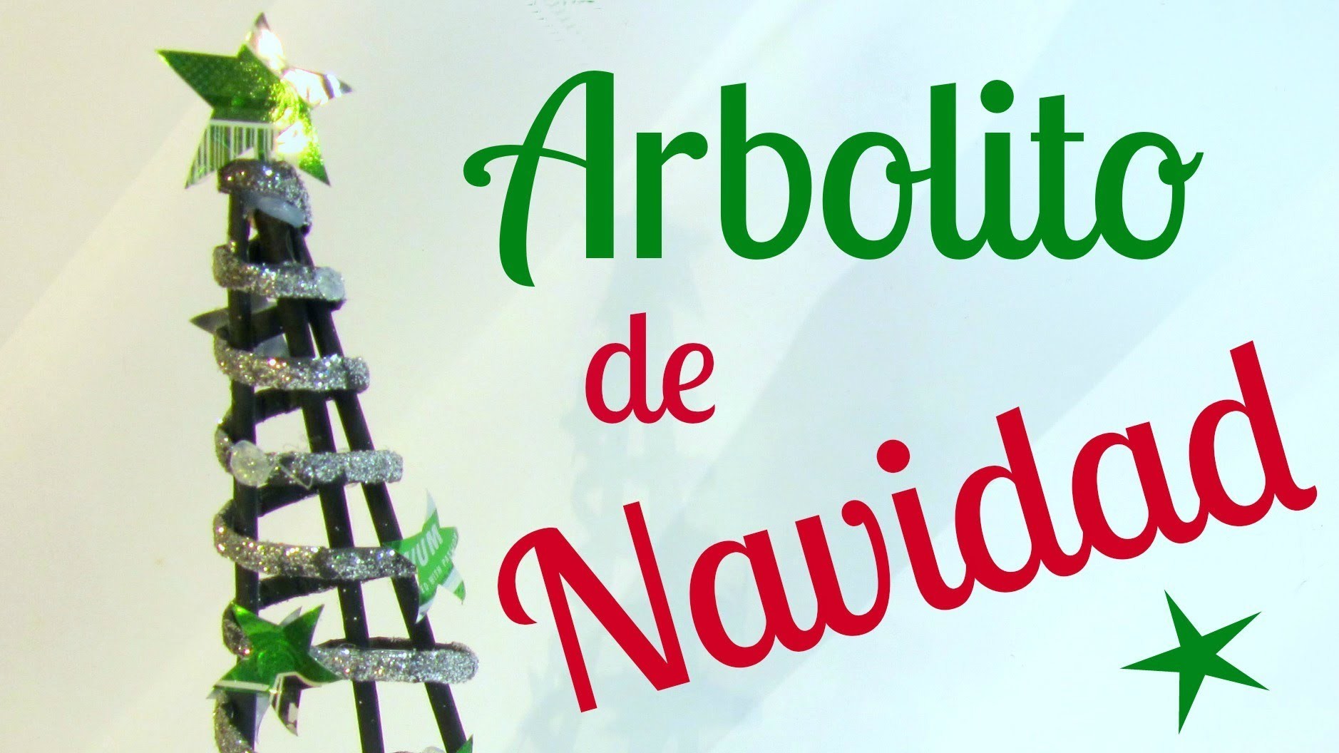 Reciclaje: Arbolito decorativo navideño. Decorative Christmas tree