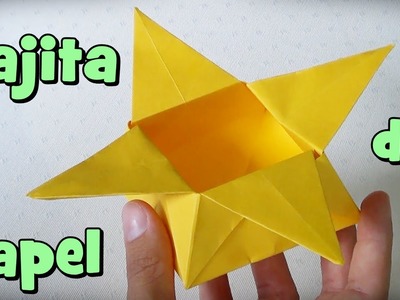 Caja de Papel Estrella- Cajita de Origami