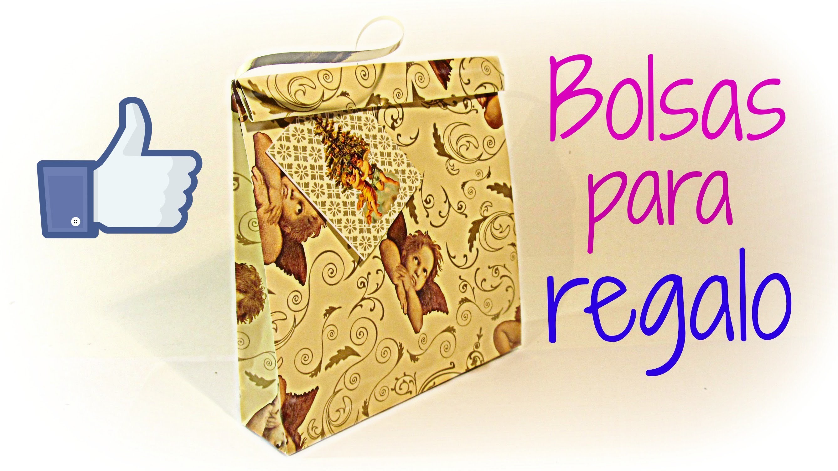 Cómo hacer bolsas de regalo FÁCIL. How to make easy gift bags