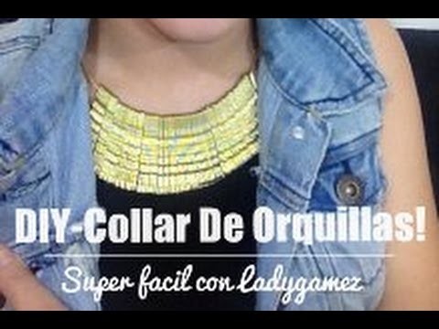 DIY- Maxi Collar de Orquillas! Bobby Pin Necklace!