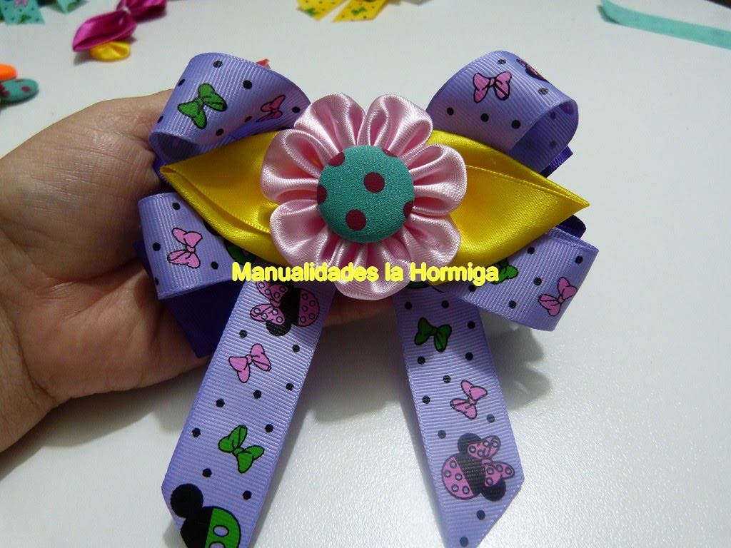 Flores en tela para decorar moños lazos  o clips para el cabello - fabric flower hair clips