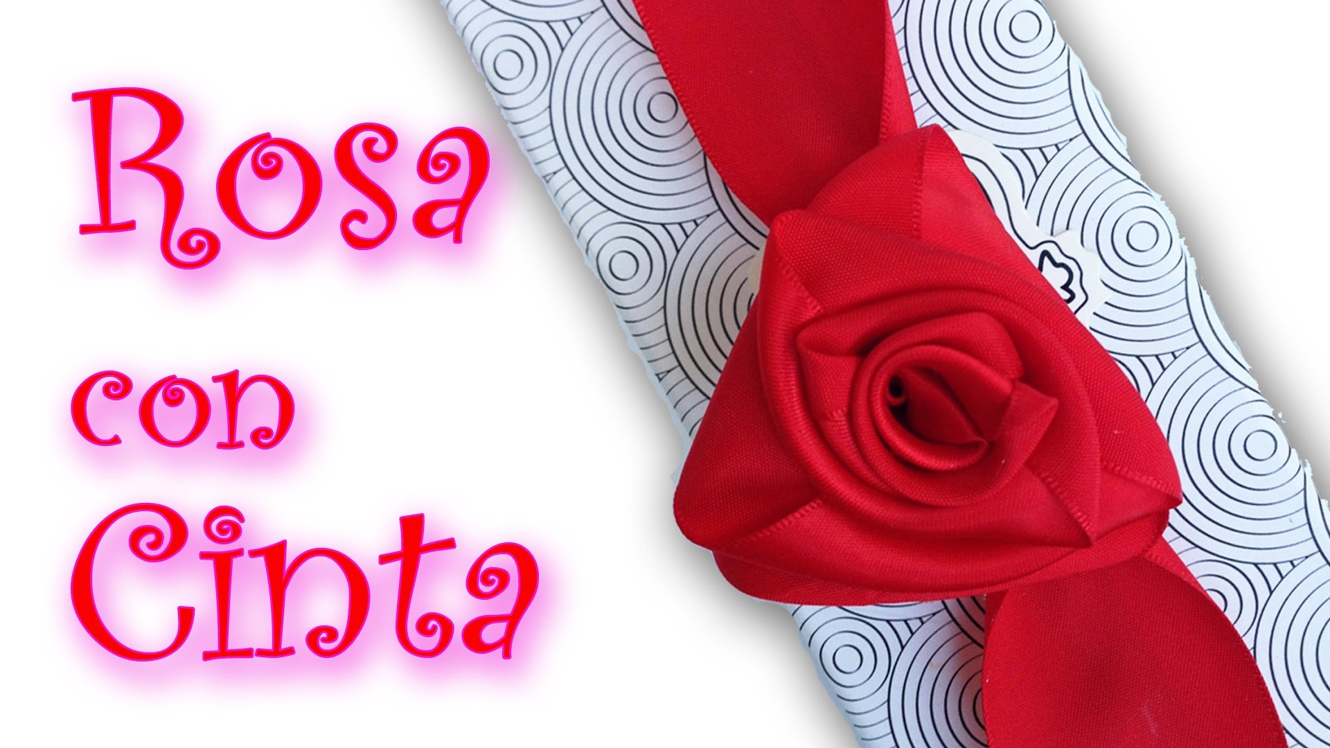 Manualidades: cómo hacer una Rosa con cinta - Manualidades para todos