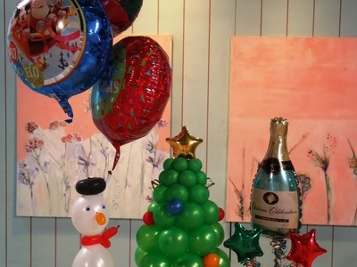 Manualidades con globos  -Como hacer adornos navideños - Maricel Merigo