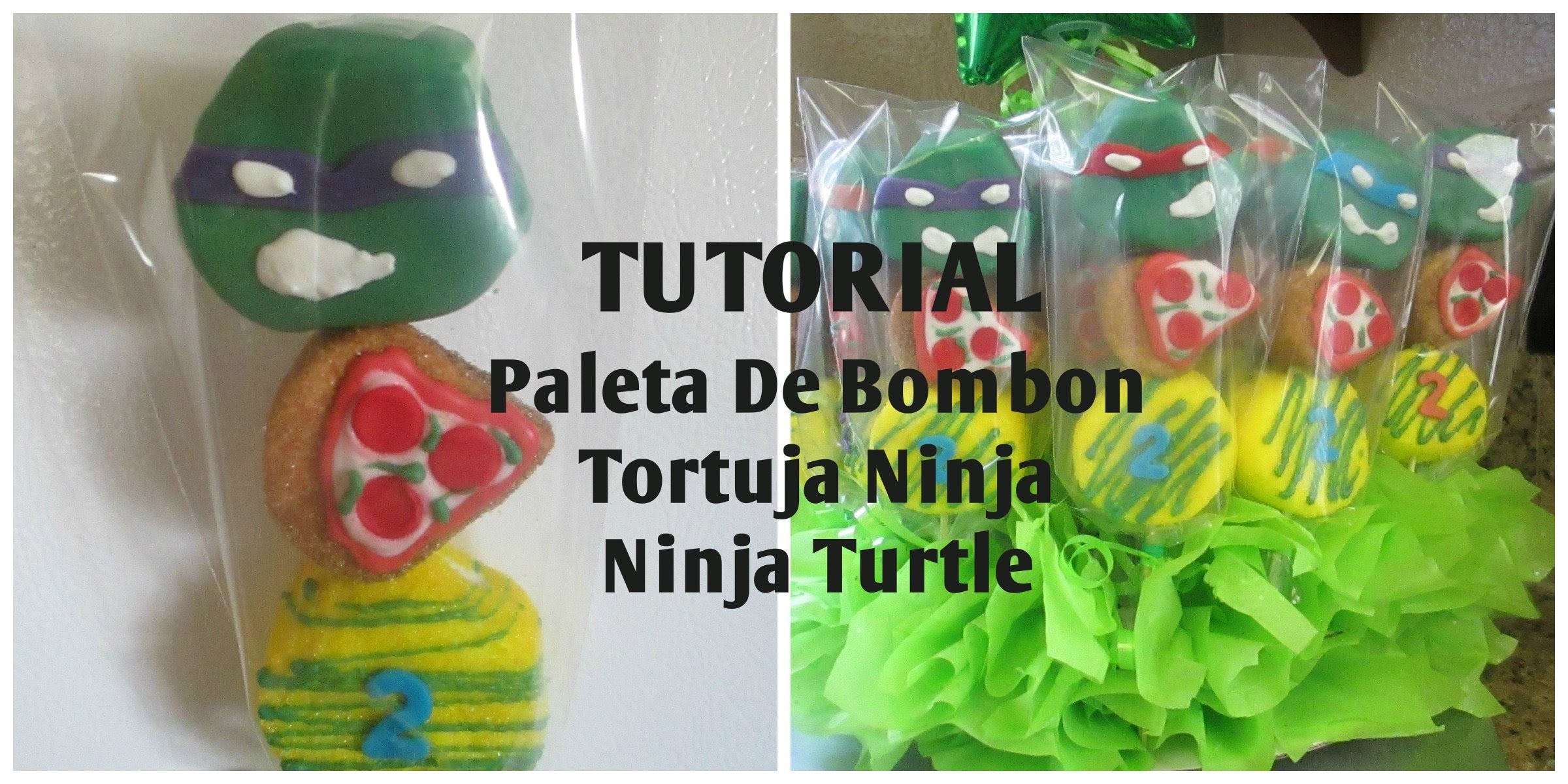 Tutorial Paletas De Bombon Tortugas Ninja.Ninja Turtles - Madelin's Cakes