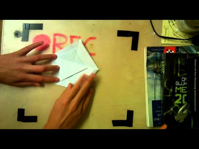 Cómo hacer una bolsa de papel. (Papiroflexia Nº 8) - Chindas12