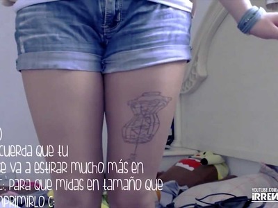 DIY: Medias con tatuajes