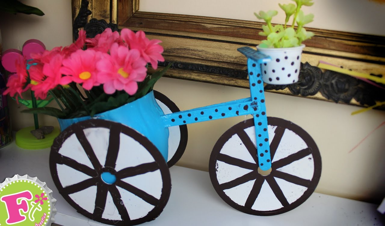Florero en forma de Bicicleta para MAMÁ!. Floritere