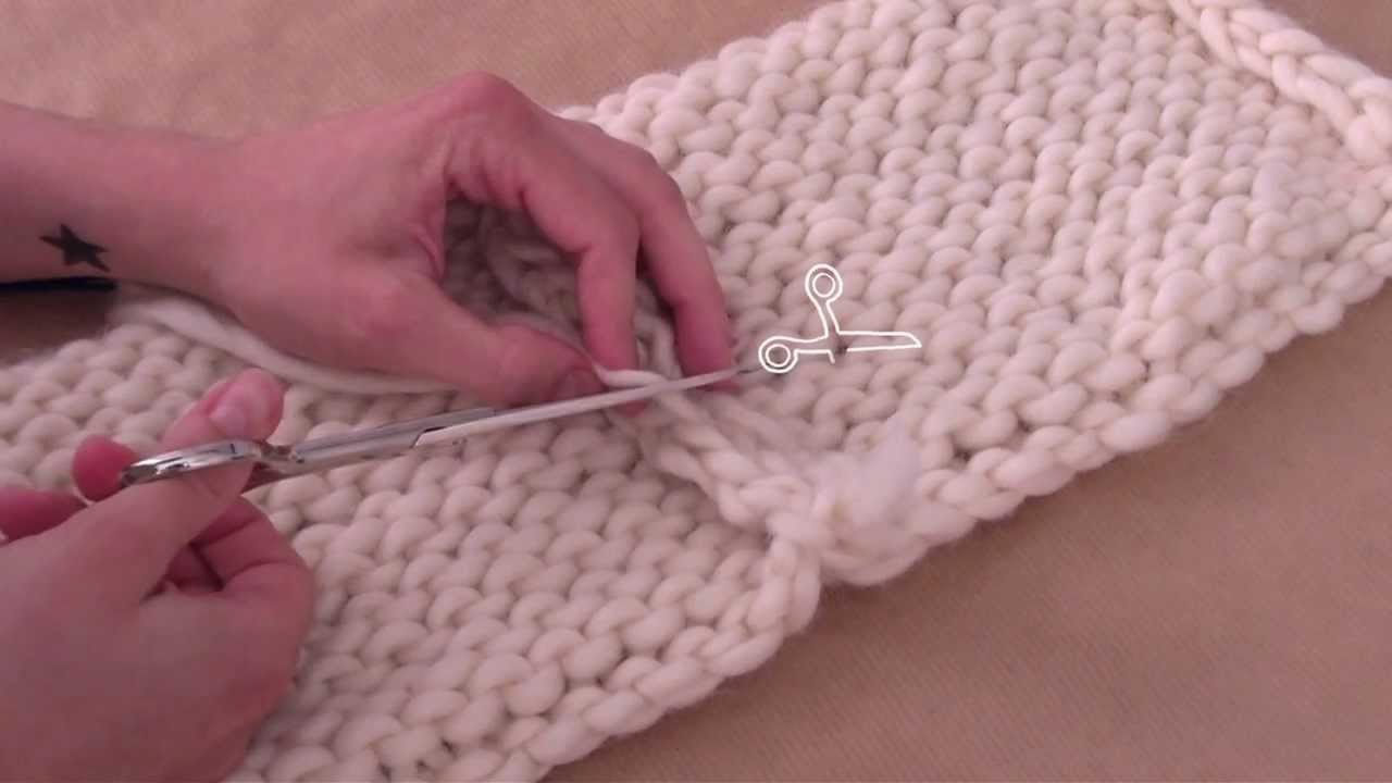 Aprender a tejer - ¿Cómo unir la labor de punto?