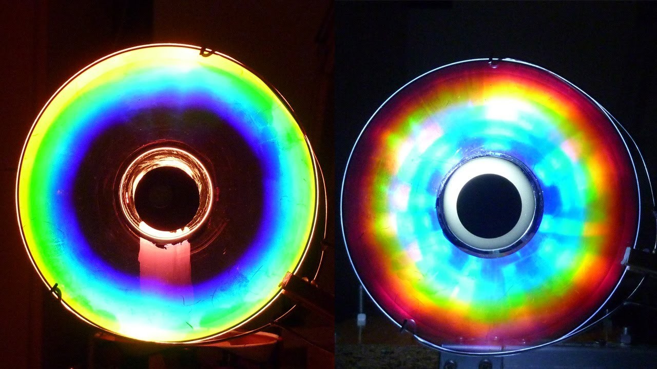 Cómo hacer Colores Alucinantes con un CD (Arco iris Casero).experiencia de Física